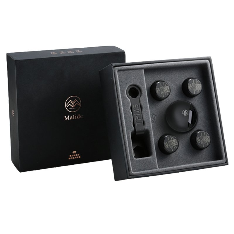 Smart Mini TPMS Car Tire Pressure Monitoring Alarm Monitor System 4 Wheel External Type Sensor Temperature Alert
