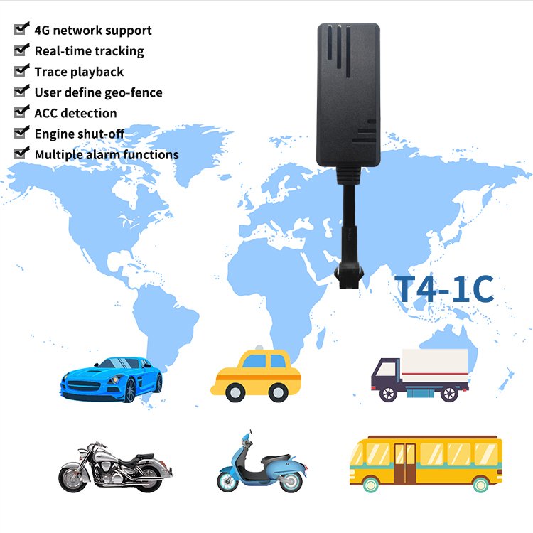 China Low Cost GPS Mini Tracking Device with 4/8 Wires Gps Module Vehicle tracker Ios Android Tracking Software