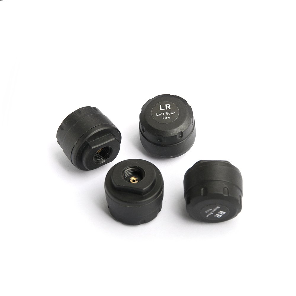 Solar TPMS Tire Pressure Monitoring System, Car TPMS With External Sensors, Wireless 433Mhz With Multiple Alarms