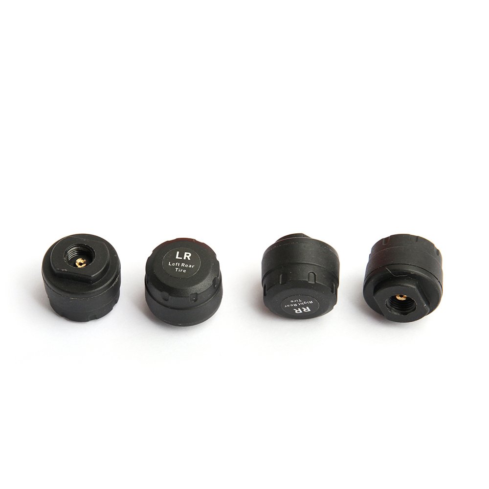 Solar TPMS Tire Pressure Monitoring System, Car TPMS With External Sensors, Wireless 433Mhz With Multiple Alarms