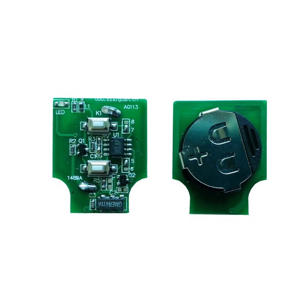 Wireless 6V Plastic Garage Door Opener EV1527 433MHz RF Remote Control Automatic Light Function Learning Code Gate Application