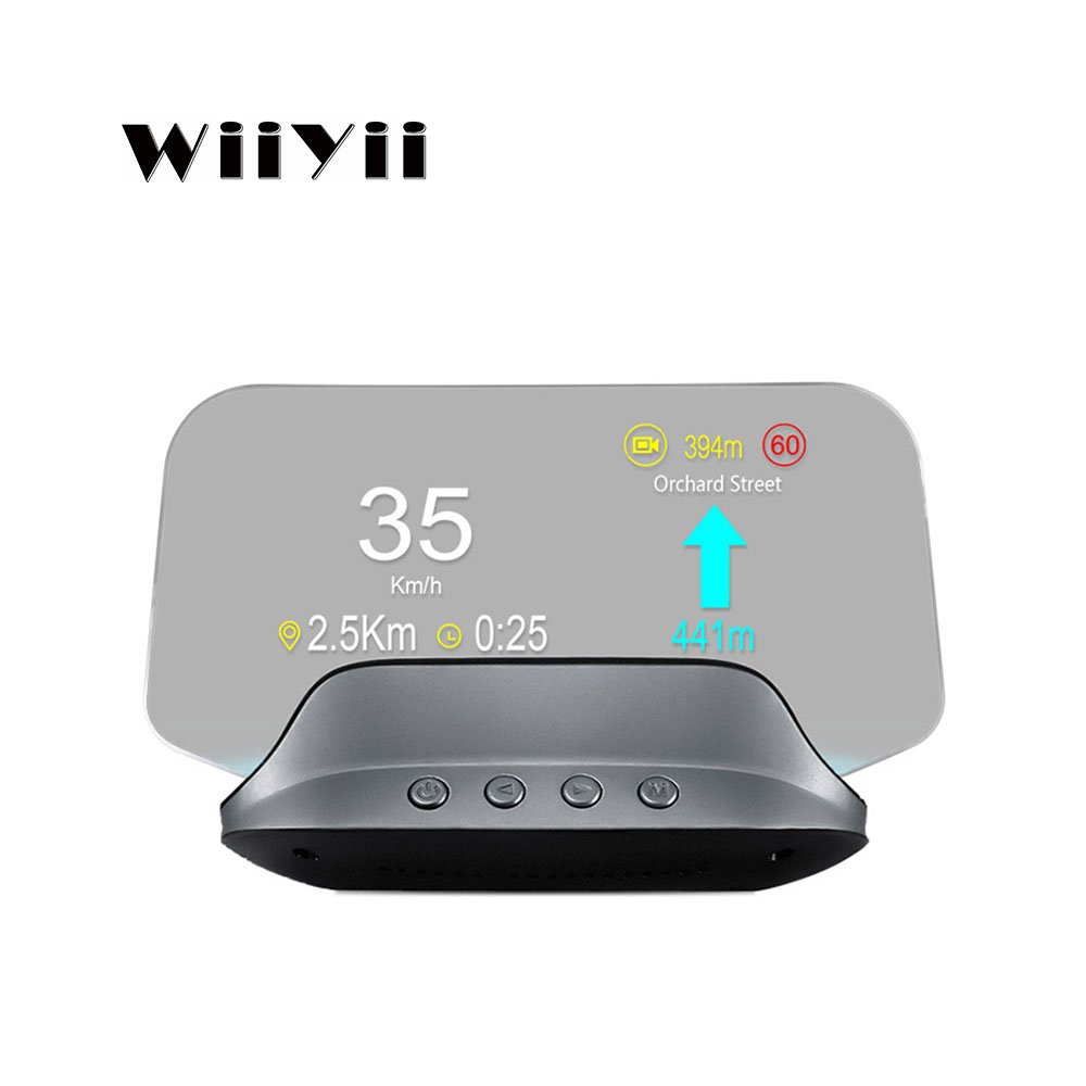 New Auto Electrical Systems Car HUD C3 Navigation OBD2 Car Gauge HUD Head up Display Speedometer Display TED Optical Lens