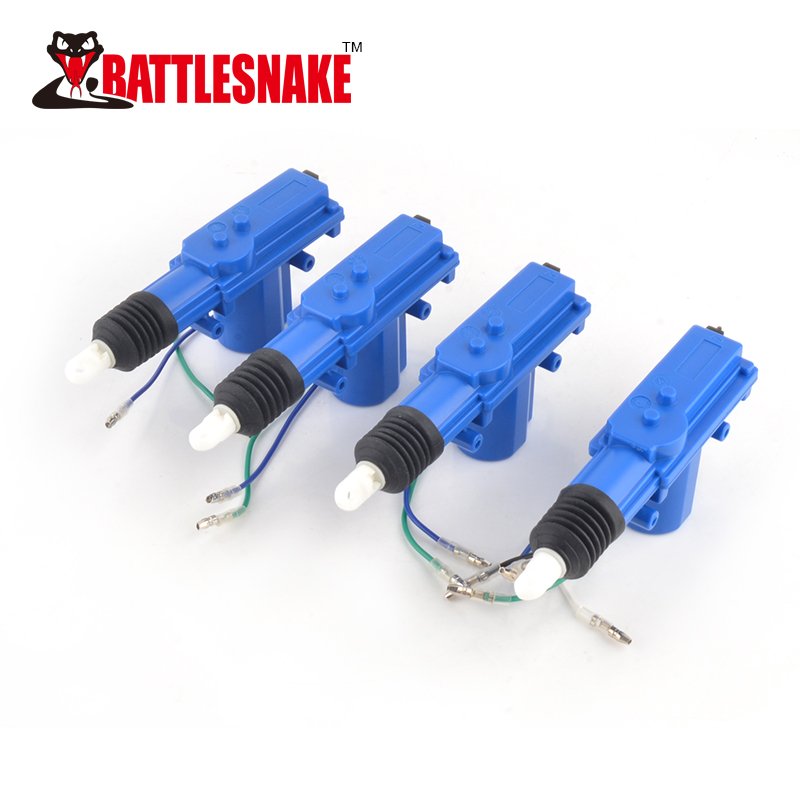 Universal Remote Control 360 Degree Car Door Lock Actuator Central Locking Systems With Metal Wheels Double Sliding Pull