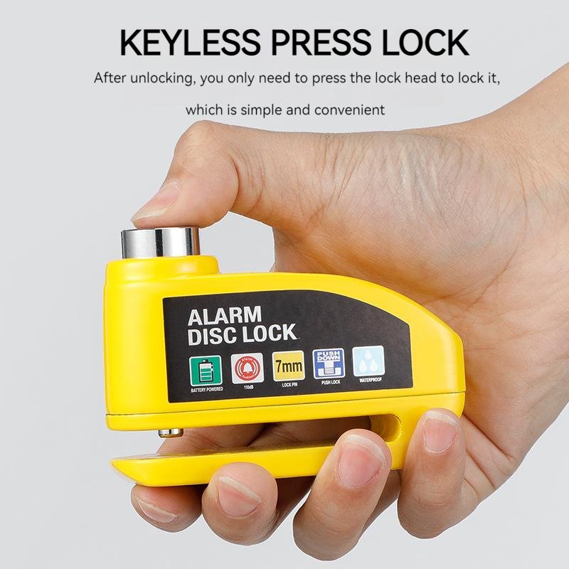 Wireless Alarm Bicycle Brake Lock Safeguarding Your Bike State of the Art Electric EBike Disc Lock Defend Your Commute