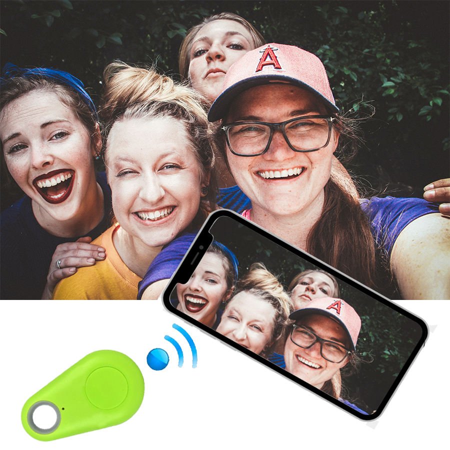AilesTecca Portable Wireless Key Finder Locator Alarm Itag Key Chain Tracker Anti-Lost Tracking Device for Car/pet/wallet