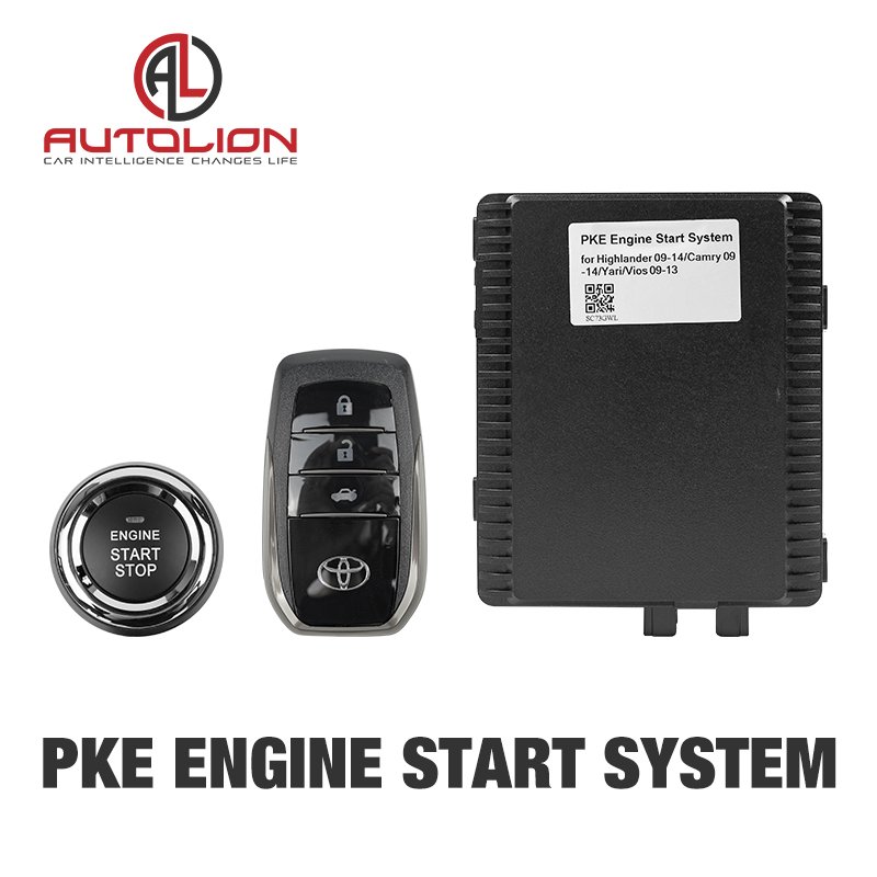 PKE Passive Keyless Entry Car Alarm Push Button Engine Start Stop System with Remote Engine Start for toyota Vehicle