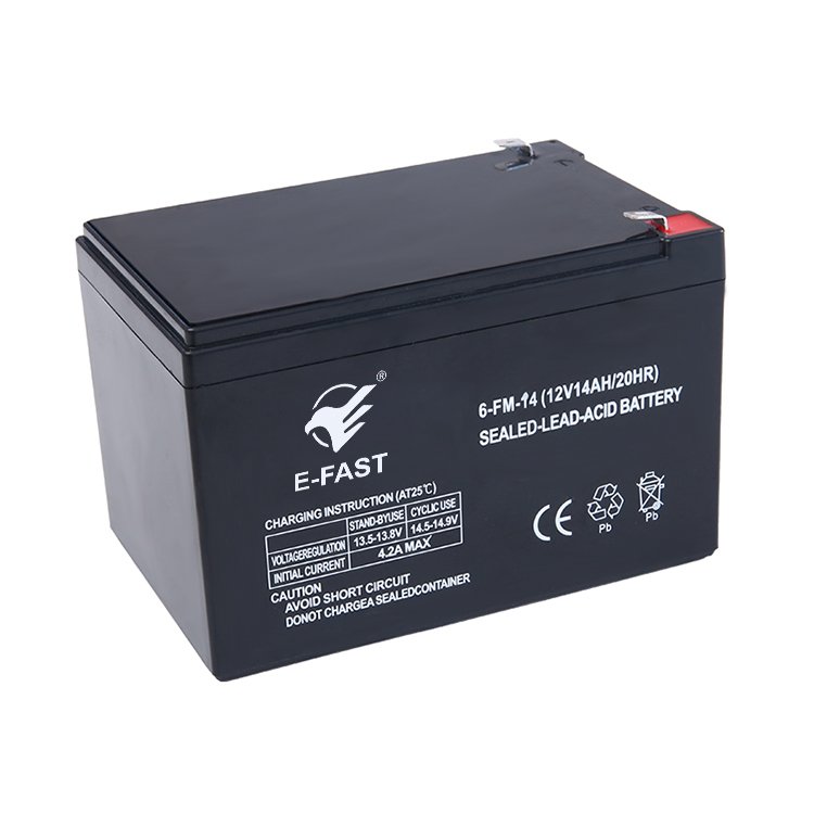 E-FAST ET14-12 Hot sealed Lead Acid Batteries 12v 14ah Solar Panels for Home Use