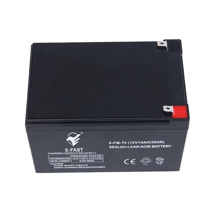 E-FAST ET14-12 Hot sealed Lead Acid Batteries 12v 14ah Solar Panels for Home Use