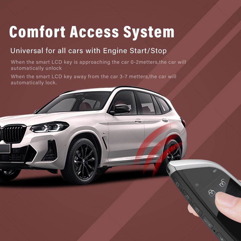 Universal LCD Display Car Key Upgrade Smart Remote Control Keyless for BMW Key Modified 568