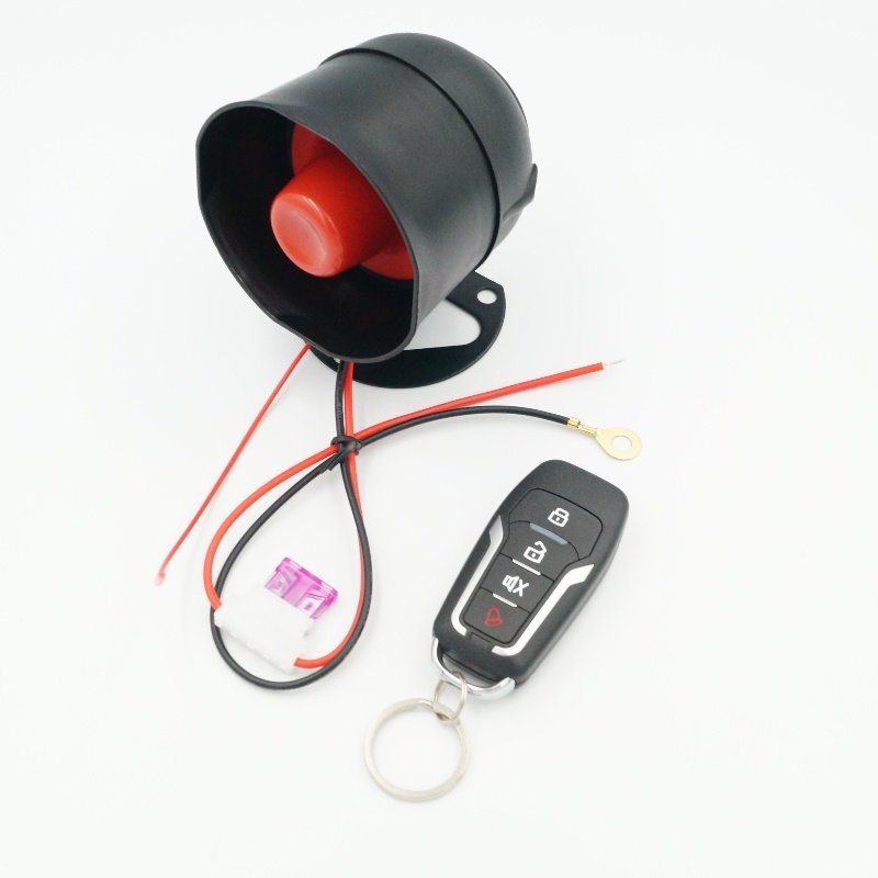 Easy to Install No-cut Wire DC12V Car Siren Alarm Anti-theft System