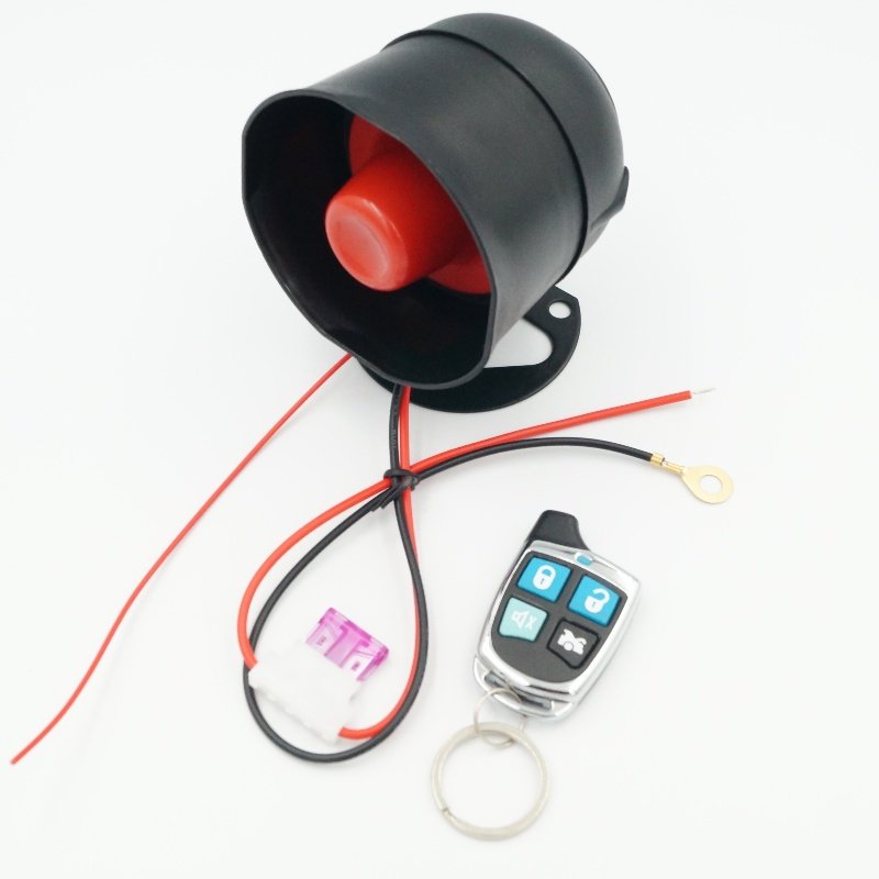 Easy to Install No-cut Wire DC12V Car Siren Alarm Anti-theft System