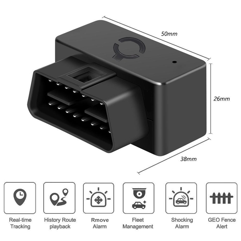 Easy Install OBD 2G Mini Global Car GPS Tracker Plug and Play With Web Based GPS Tracking System for Fleet Management