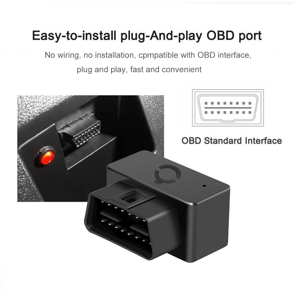 Easy Install OBD 2G Mini Global Car GPS Tracker Plug and Play With Web Based GPS Tracking System for Fleet Management