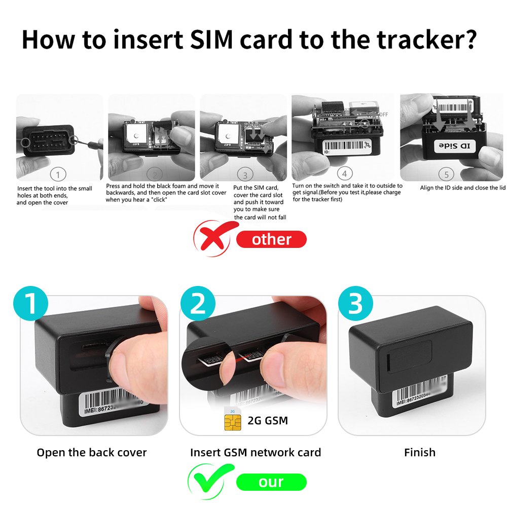 Easy Install OBD 2G Mini Global Car GPS Tracker Plug and Play With Web Based GPS Tracking System for Fleet Management