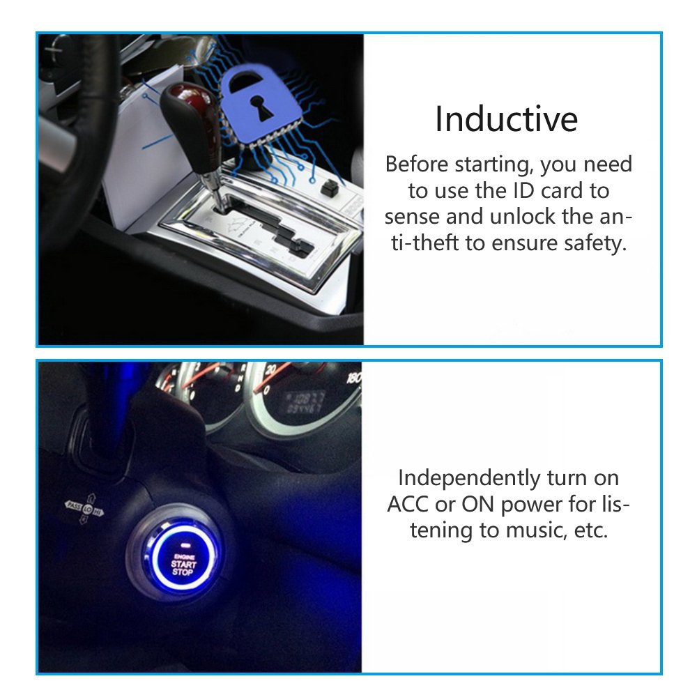 Car Alarm Remote Engine Start System with Remote Lock Picking