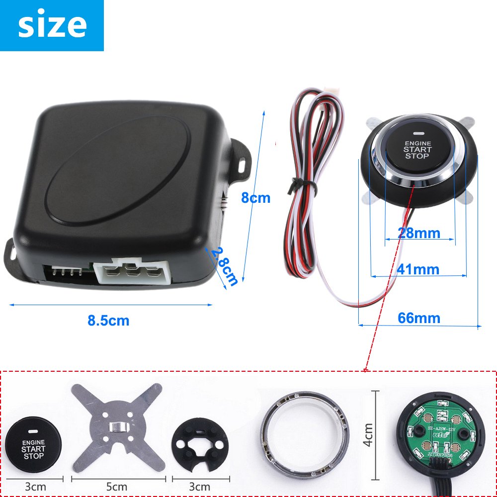 Car Alarm Remote Engine Start System with Remote Lock Picking