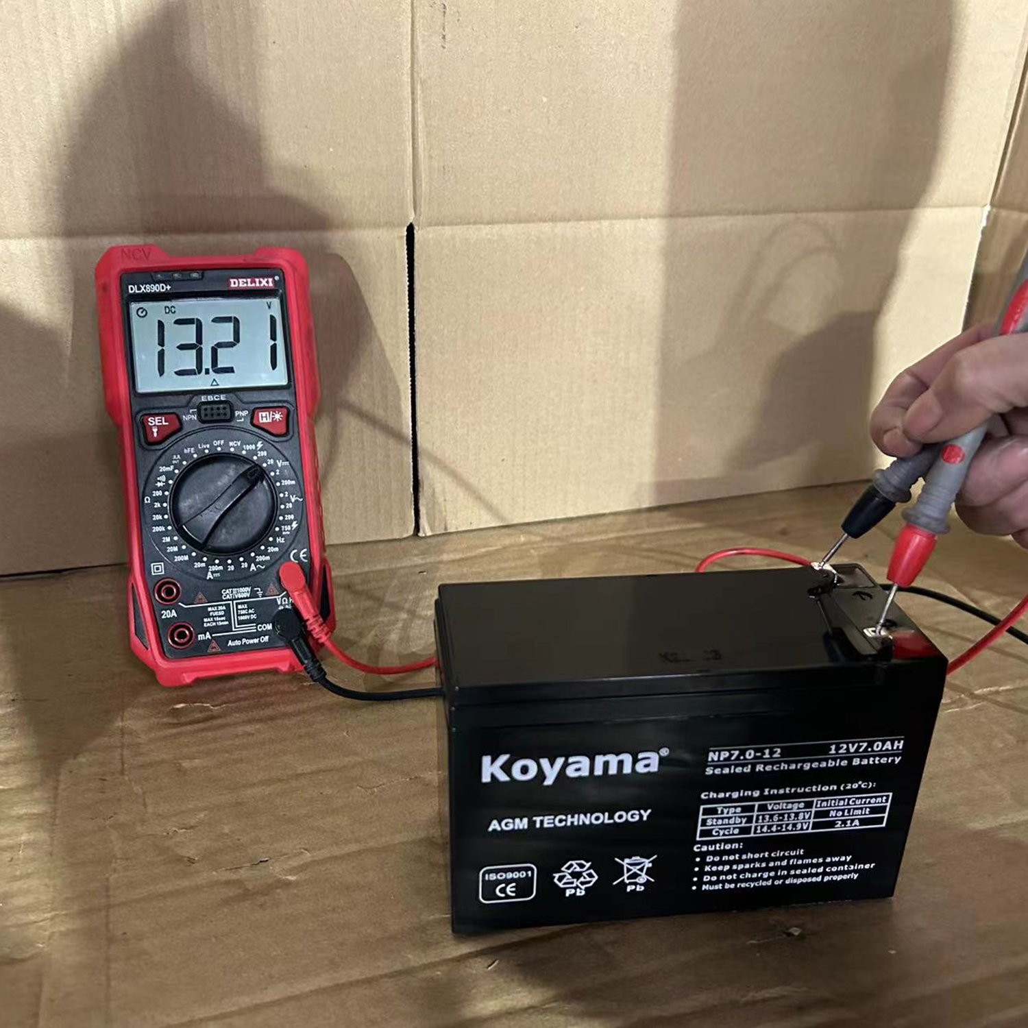 Sealed AGM Rechargeable Lead Acid Battery MF 12V 7AH Energy Storage VRLA Battery for Power Tool Portable Light Toy Car