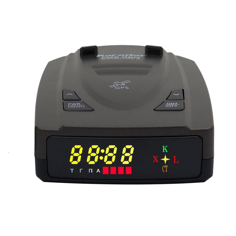 Karadar OLED Screen Car Black Box Pro960 GPS Antiradar Detector Signature 360 Degree Signature Radar Detector in Black for Cars