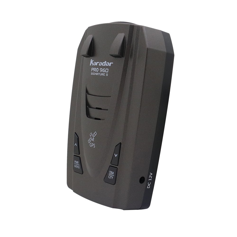 Karadar OLED Screen Car Black Box Pro960 GPS Antiradar Detector Signature 360 Degree Signature Radar Detector in Black for Cars