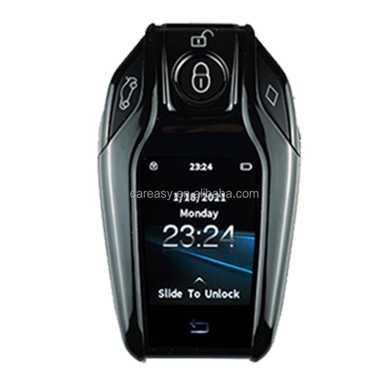 LCD Smart Key PKE Keyless Entry Push Button Engine Start Stop Remote Starter PKE Car Alarm with Chevrolet Type Remote