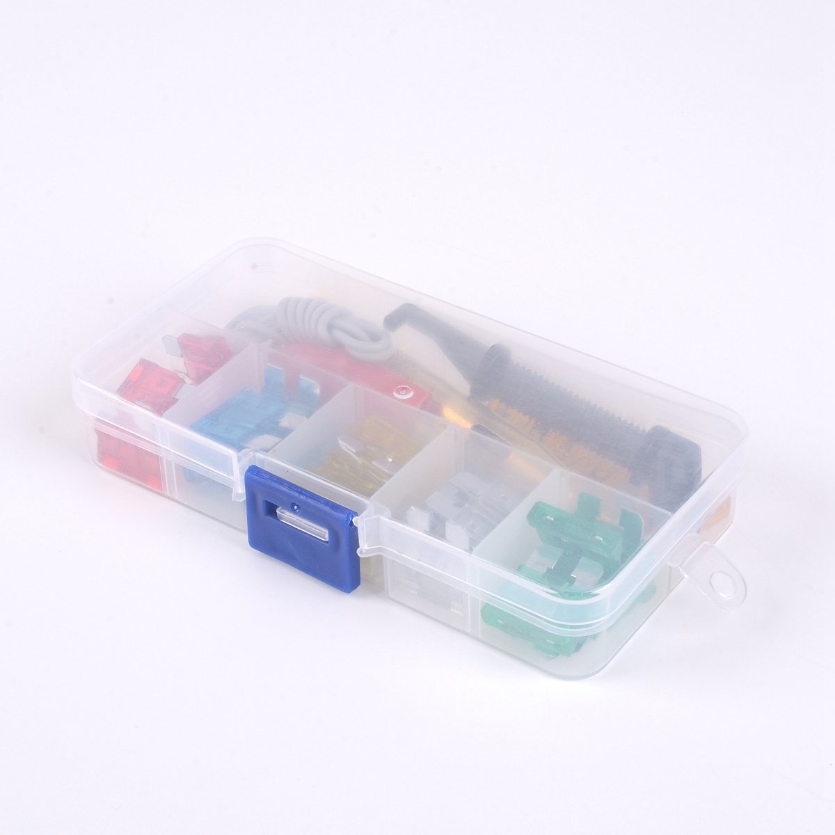 30Pcs Mix Assorted Car Motorcycle Truck Blade Fuse Set Kit 5A 10A 15A 20A 25A 30Amp & Test Pencil