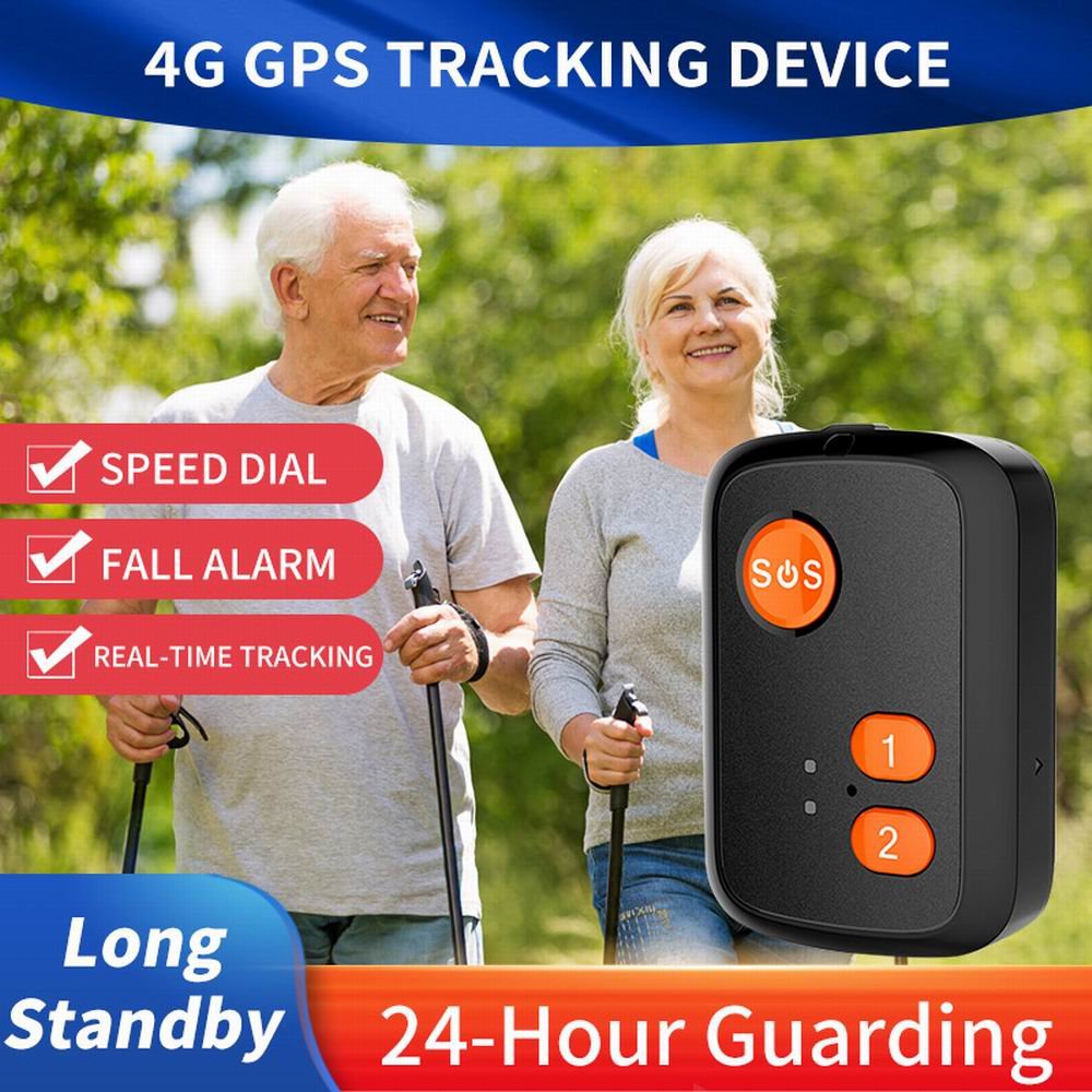 Easy Taking Personal Mini Panic Button GPS Tracker 4G SOS Alarm Elderly Calling Device