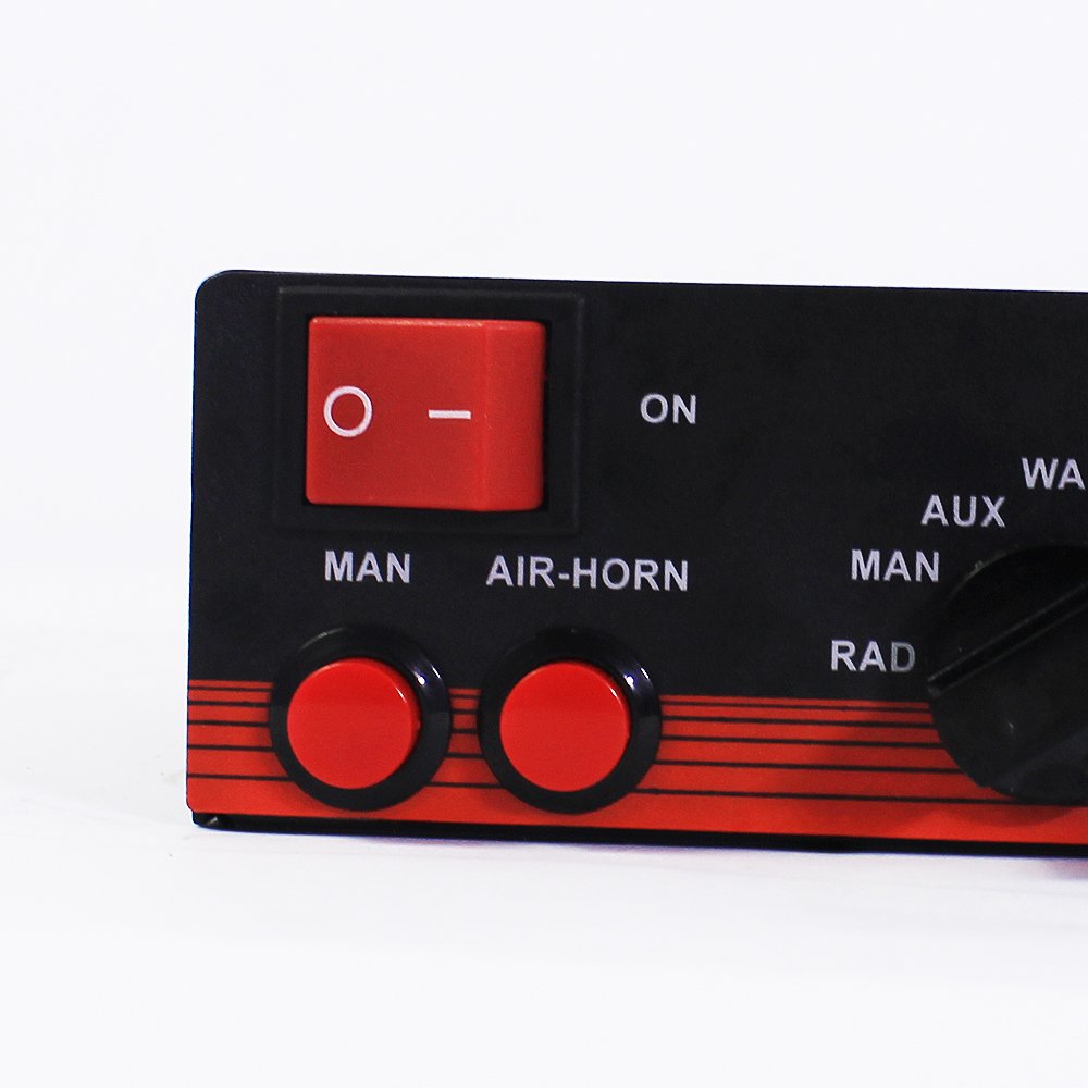Haibang Alarm Siren with Microphone Fire Ambulance Siren Amplifier