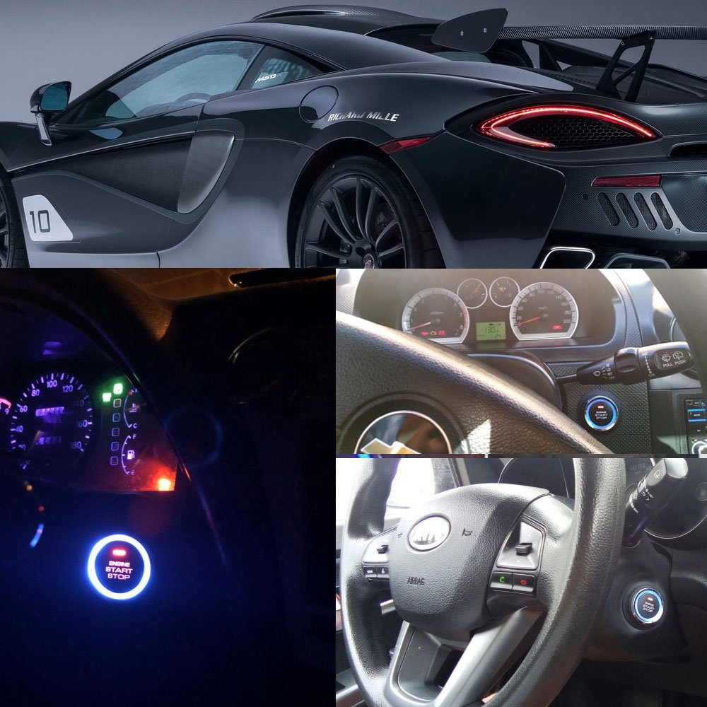 Fits Benz Car One-click Start Modification Mobile Phone Control Car Keyless Entry Remote Control One-way Anti-theft Device