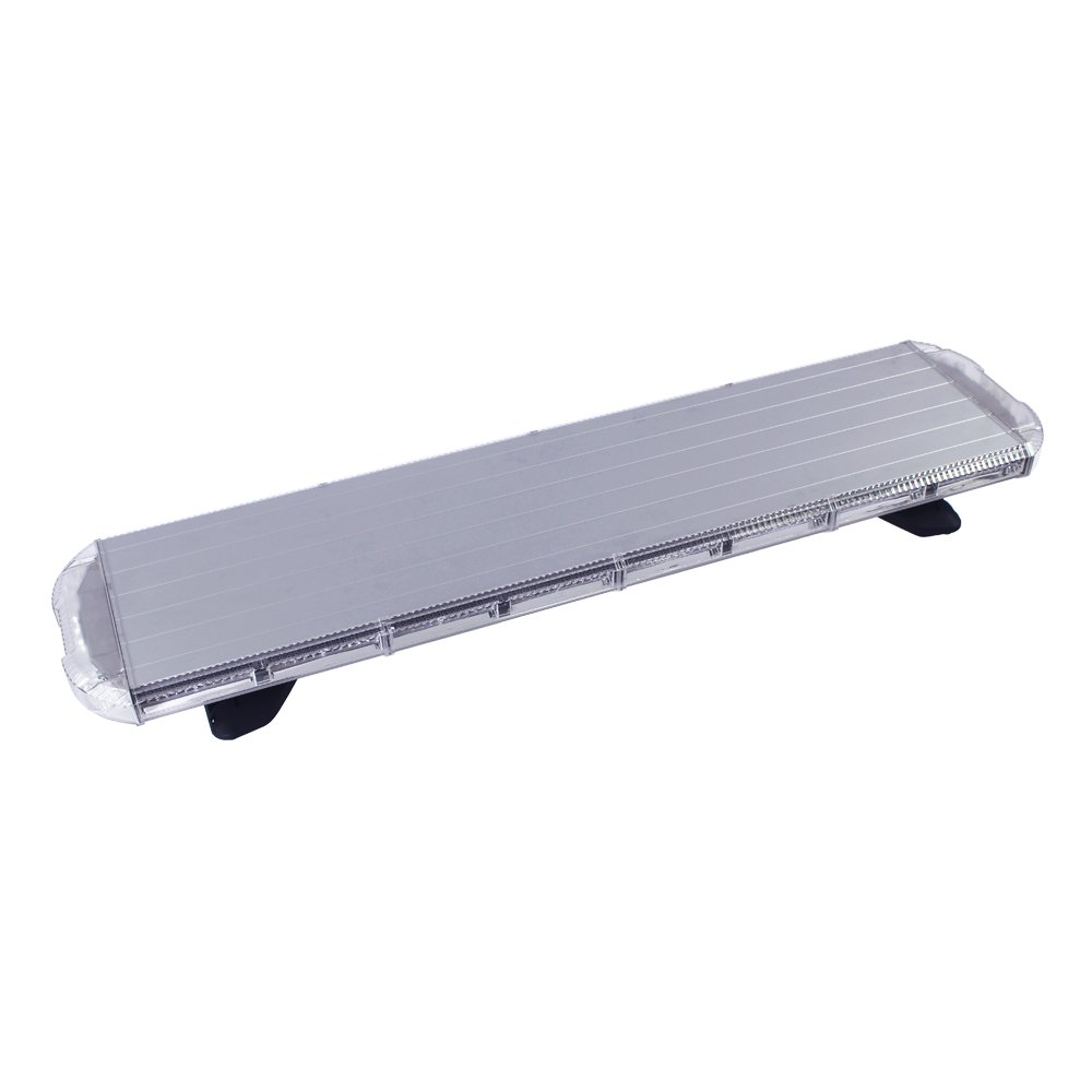 Ambulance Strobe Light Bar with Red & Blue LED 12V Silver or Black Finish New Condition