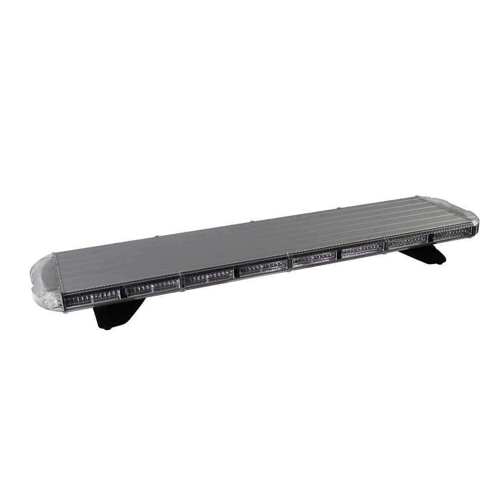 Ambulance Strobe Light Bar with Red & Blue LED 12V Silver or Black Finish New Condition