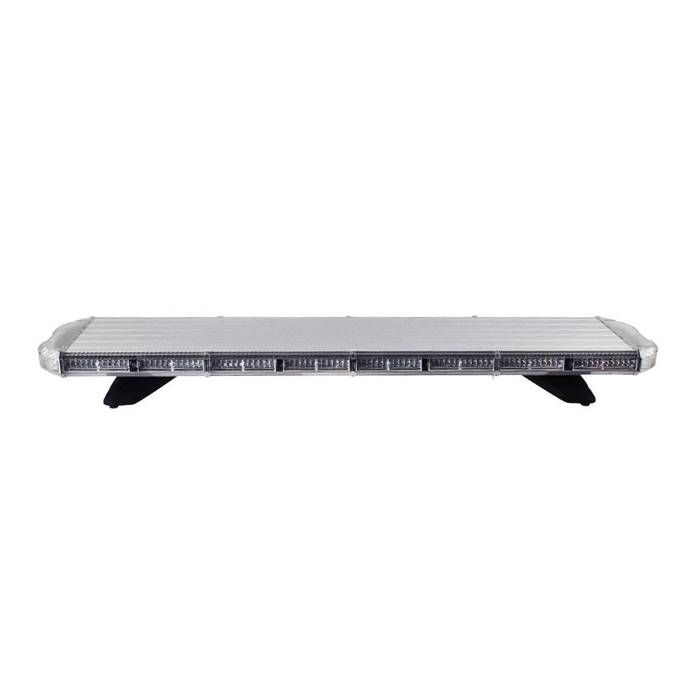 Ambulance Strobe Light Bar with Red & Blue LED 12V Silver or Black Finish New Condition