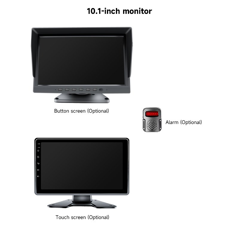 Can Be Customized 10 Inches 2.5D Touch Screen 6CH AI ADAS BSD Truck Dvr 6 Channel