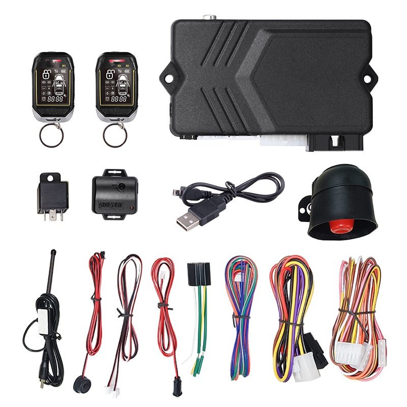 Wholesale Cheap Portable Newest Remote Smart Key Engine Start Universal 2 Way Auto Security Car Alarm System