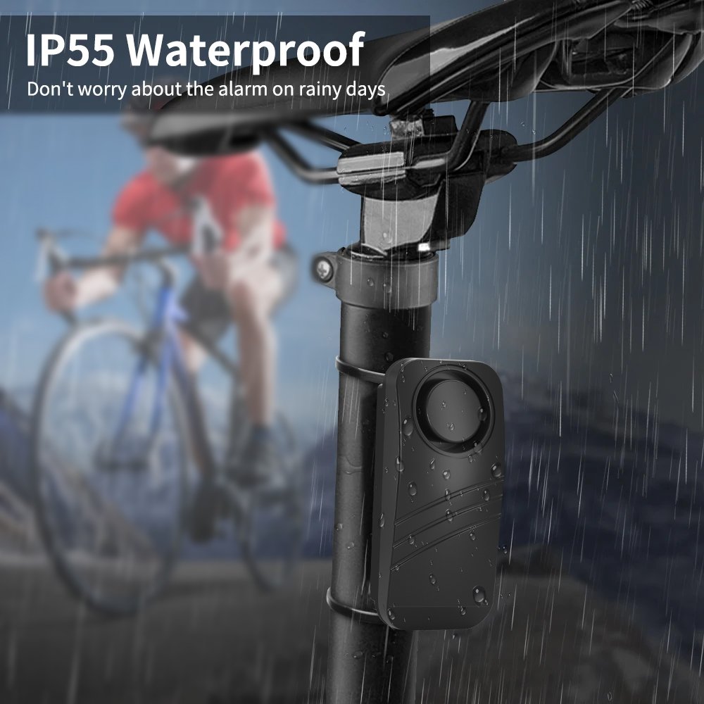 Wireless Motorcycle Alarm Remote Control Waterproof Bike Alarm Moto Anti-theft Bike Alarm for Motorcycle Keep Bike Safe Secure