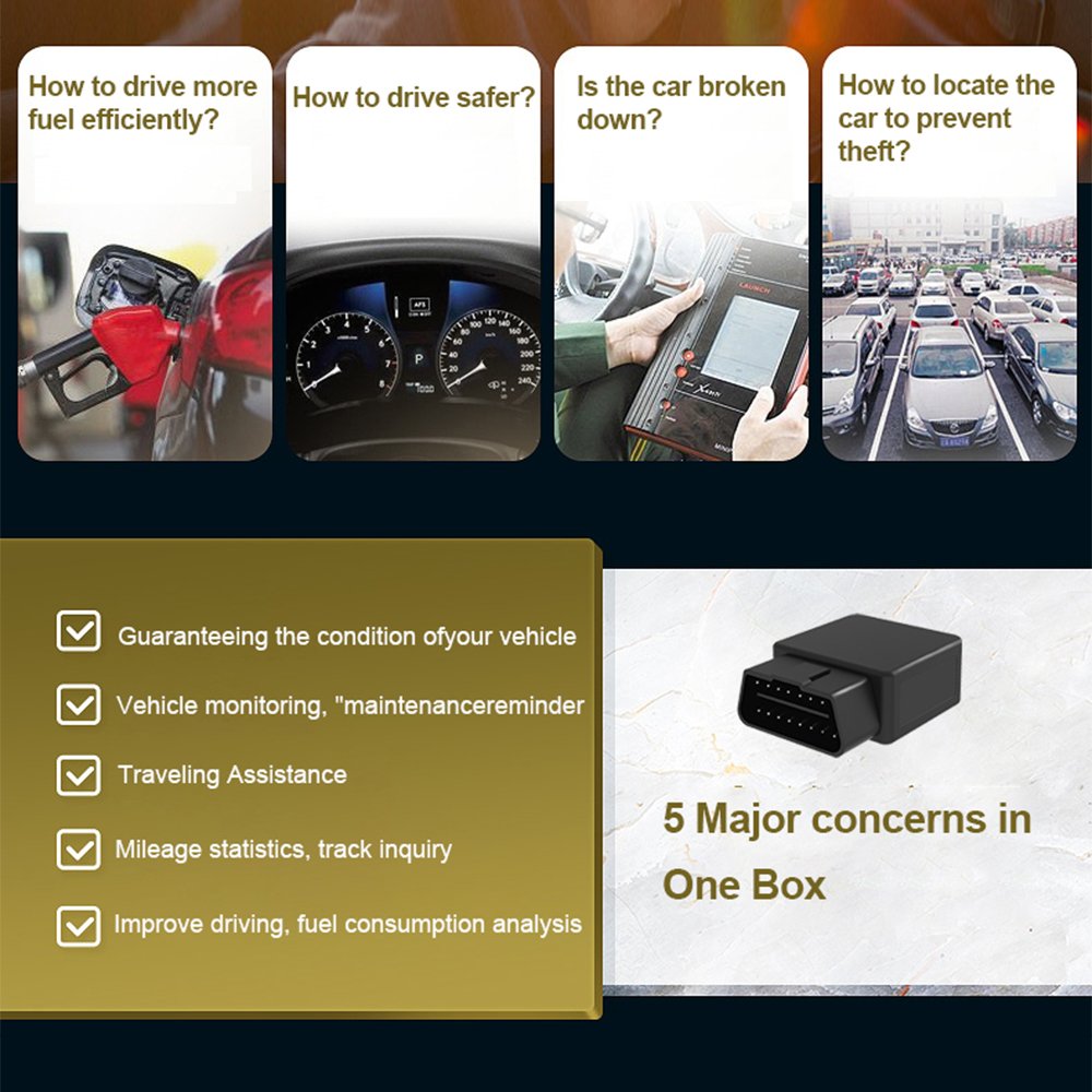 Mini Gps Plotter for Car Tracking Security Car Device Obd Car Fault Detection Device Precise Positioning Wifi Wireless Locator