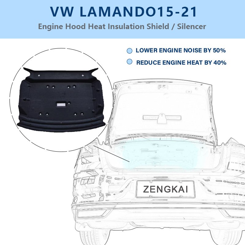 High Quality Products Car Trunk Lining with Sound Insulation and Heat Insulation Pad Suitable for VW Lamando15-21