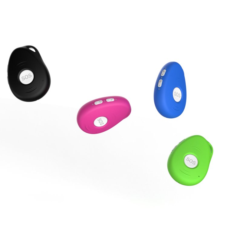 Elderly Care Products Fall Down Alarm Personal Tracker Dementia GPS Tracker Necklace for Elderly Senior Citizen Tracking Device