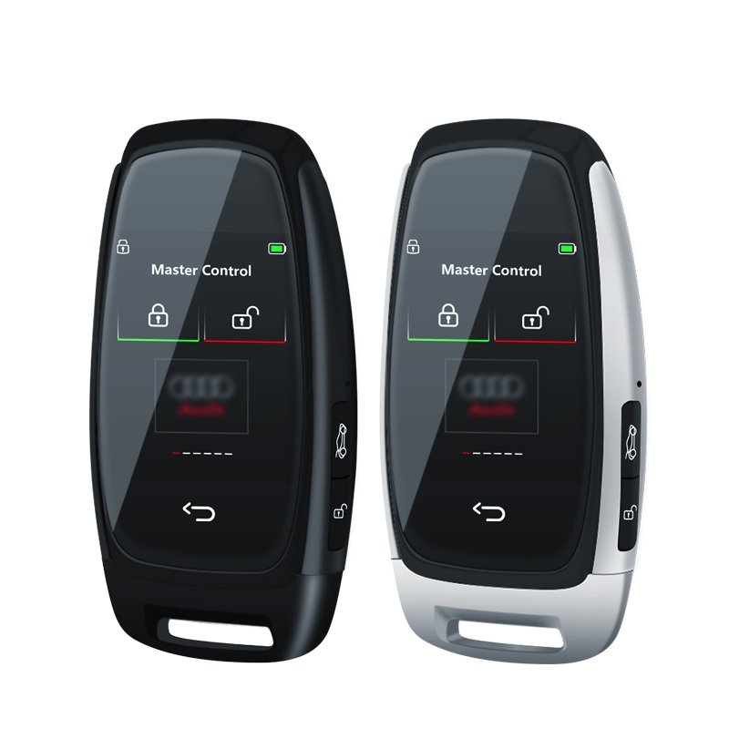 SPY Universal Car Alarms With Smart Remote Start System Audi Keys Latest 730 American Alarm Keyless BT Lcd Smart Key