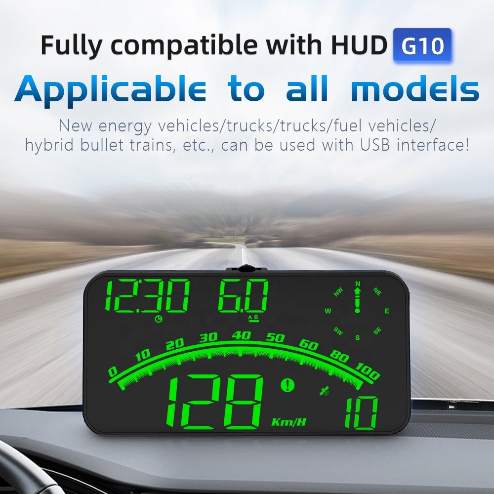 Universal Vehicle Smart Hud Display G19 Digital Mini Car Dashboard Heads up Display Windshield Speedometer Projector