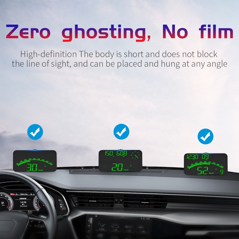 Universal Vehicle Smart Hud Display G19 Digital Mini Car Dashboard Heads up Display Windshield Speedometer Projector
