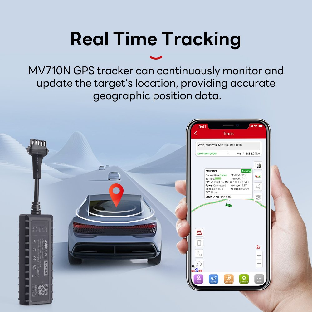 Motorcycle Realtime Tracking Device MiCODUS MV710N Door Open Alarm Sale Cheap Low Price Mini Gps Car Tracker With Remotely Stop