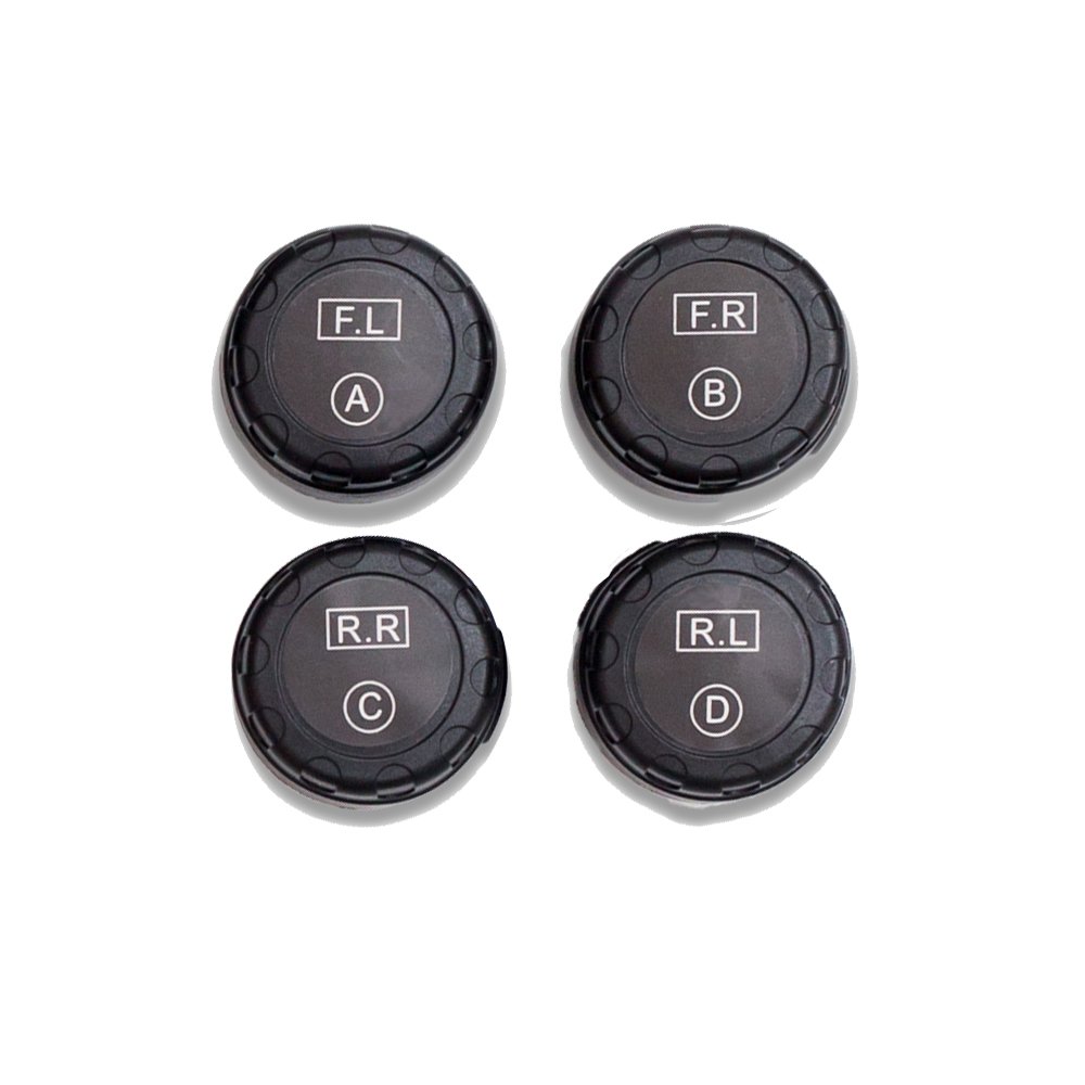 Car Tpms Solar Powered Wireless External Automotive Tire Pressure Monitoring Alarms