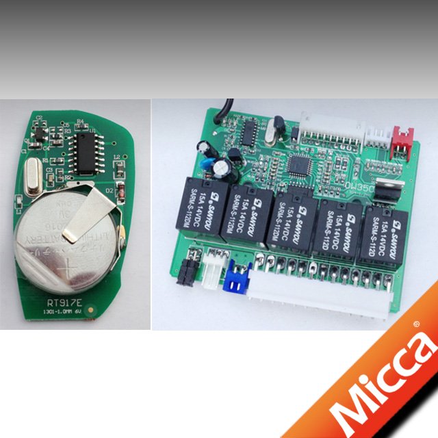 OW350-US05 MICCA Universal Car Alarm with Ultrasonic Sensor, Alarma Volumetrica, Alarme Con Sensor Ultra Som
