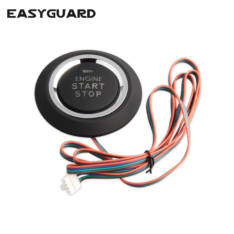 Smart Pke Keyless Entry System Push Button Switch Remote Car Starter Car Alarm