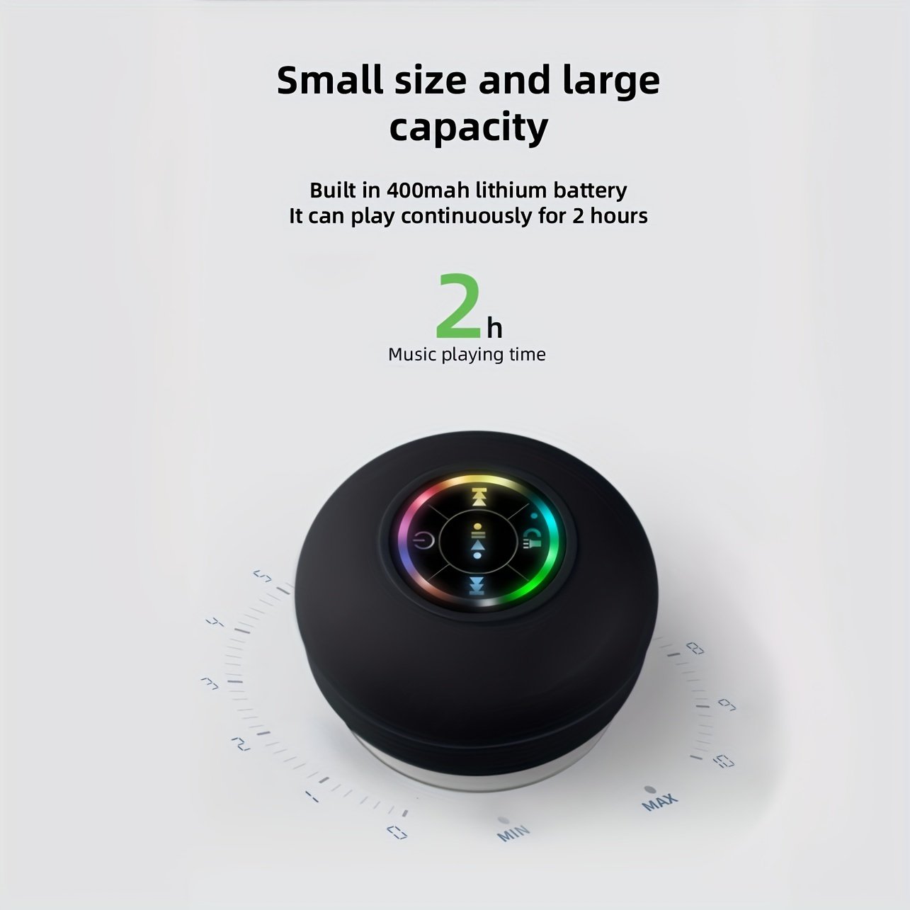 New Professional Digital LED Smart Car Sound System Portable Mini Subwoofer RGB Wireless Boomboxes Outdoor Soundbar