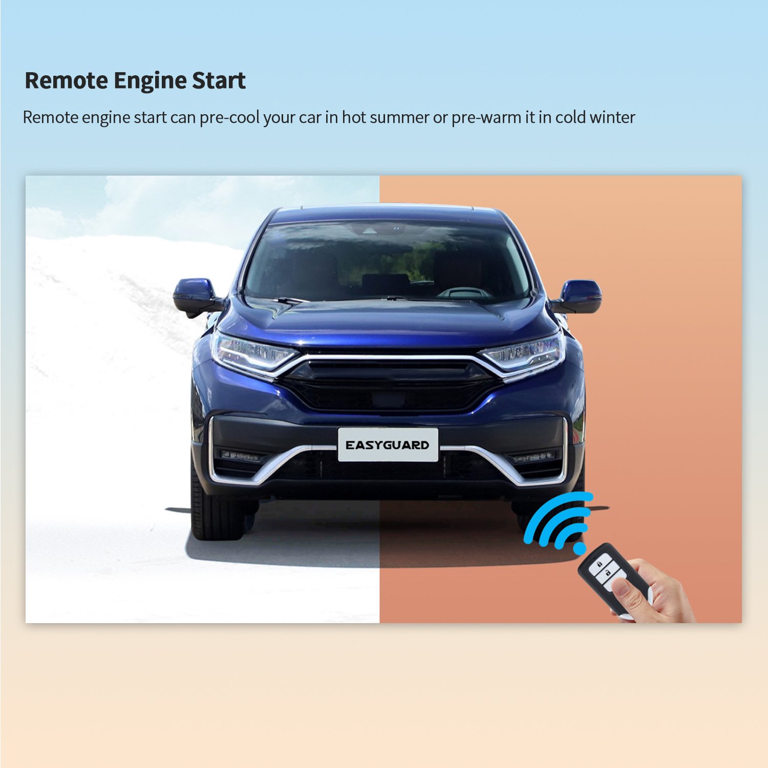 EASYGUARD PKE Remote Starter Fit for CRV/ Odyssey/ SPIRIOR / ELYSION/ City Passive Keyless Entry