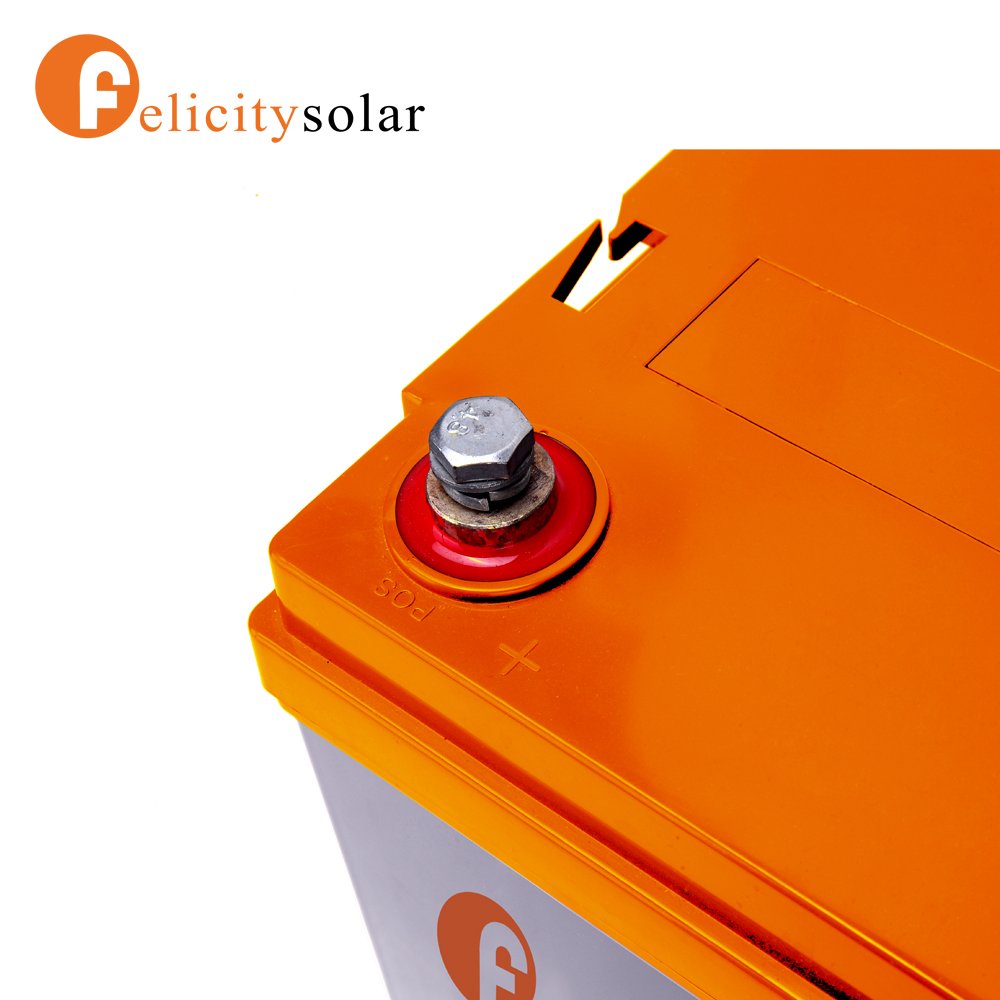 Felicity Solar AGM Battery Deep Discharge Low Energy Consumption 100ah 12v Gel Battery Silica Lead-acid Batteries
