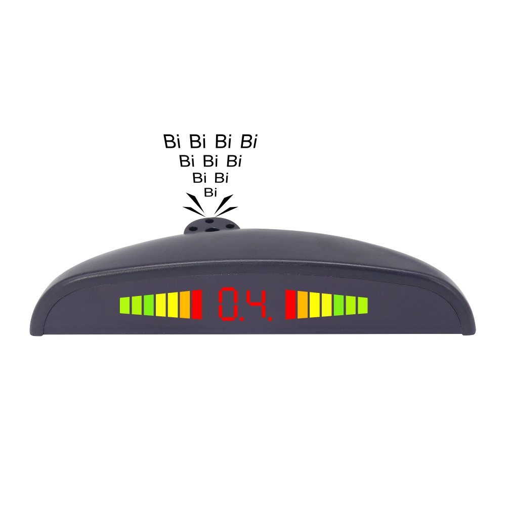 Parking Sensor Auto LED Display Automatic Parking radar with 6 Sensors Reverse Backup Monitor Detector