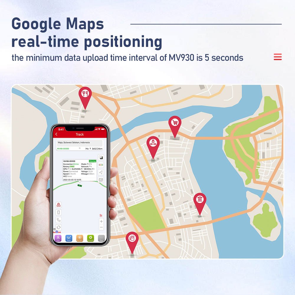 Mciodus MV930 2G Vehicle Locator Motorcycle Truck Hidden Satellite Kill Switch Relay Gps Tracking Device Mini Gps Car Tracker