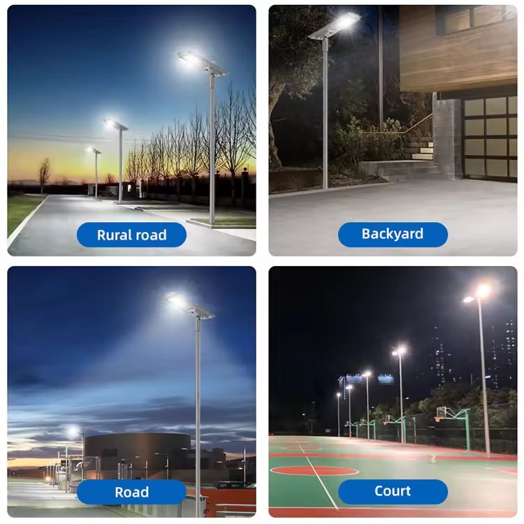 Outdoor Lighting Aluminum IP65 Solar Garden Lamp Outdoor Parking Lot Street Light 300w